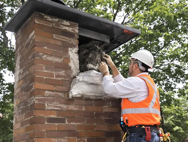 Humane removal of debris and animals by Kent Chimney Sweep in Kent, OH