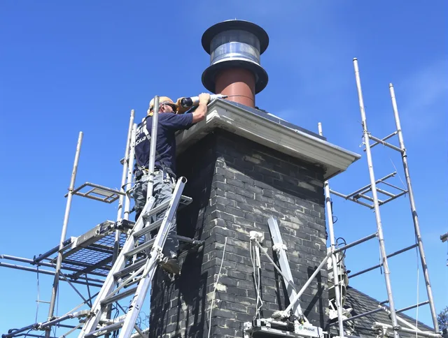 Sturdy chimney crown finished by Kent Chimney Sweep in Kent, OH