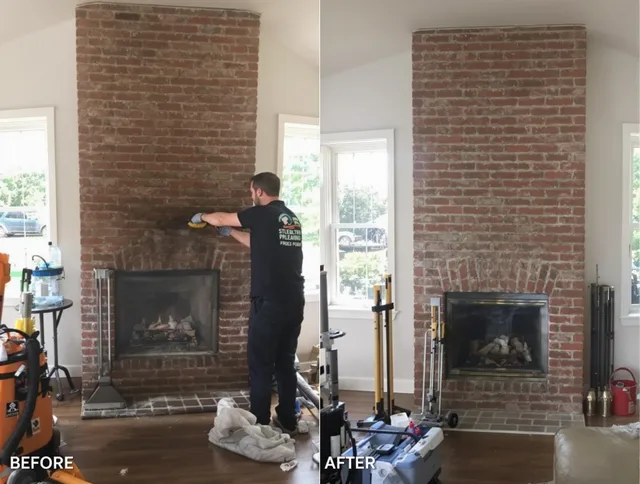 Finished chimney sweeping service by Kent Chimney Sweep in Kent, OH
