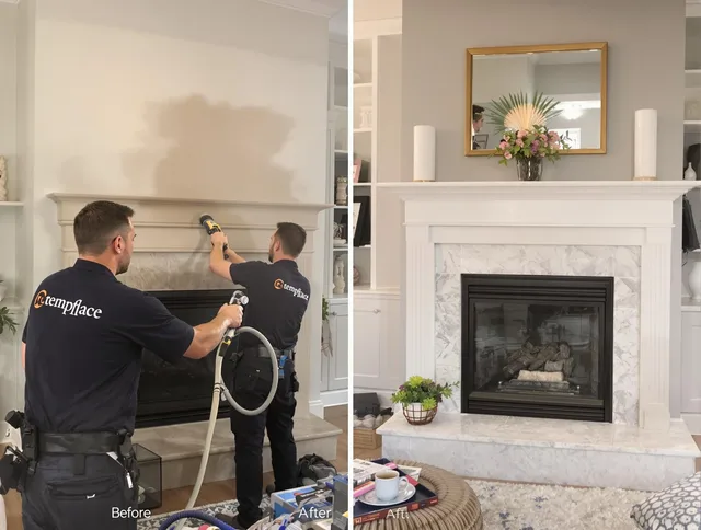 Professional soot removal by Kent Chimney Sweep team in Kent, OH